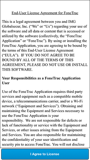 Read and Agree to the End User License Agreement.