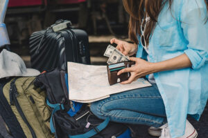 Tourist Displaying Cash Openly