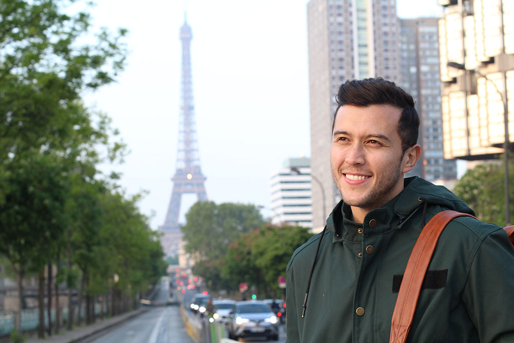 Student Traveling Abroad in Europe