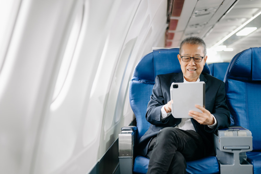Business Traveler on an International Trip