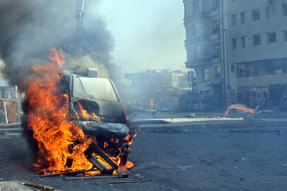 Civil Unrest on an International Street