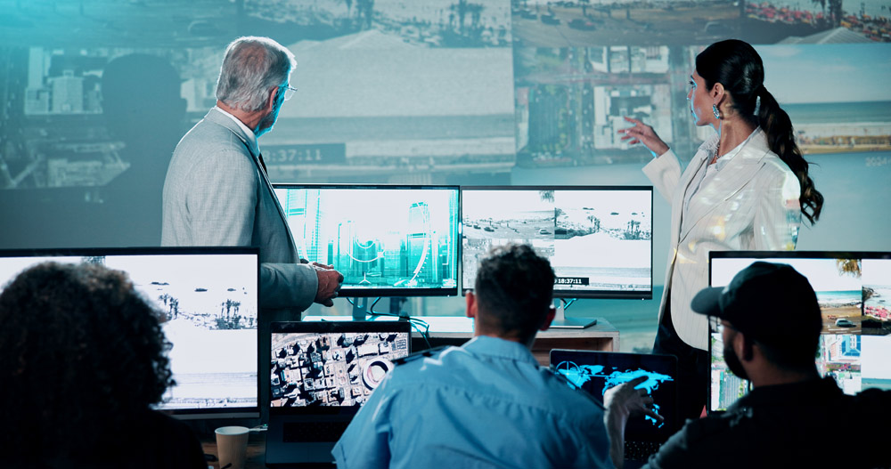 Corporate Security Professionals Monitoring Traveler Safety and International Risk Information